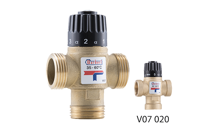 V07.AB.L2 Thermostatic mixing valves "L" comfort 2